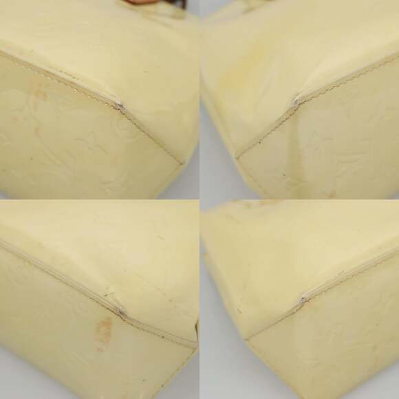 LOUIS VUITTON Monogram Vernis Reade PM Hand Bag Perle M91336 - Picture 10 of 12